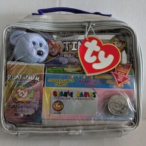 *RARE*1999 TY BEANIE BABY PLATINUM MEMBERSHIP SET. Never Opened.